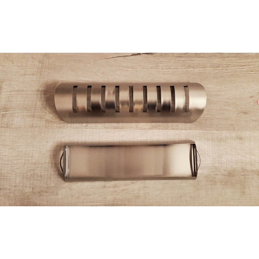 Sur La Table Silver Stainless Steel Corn Holders